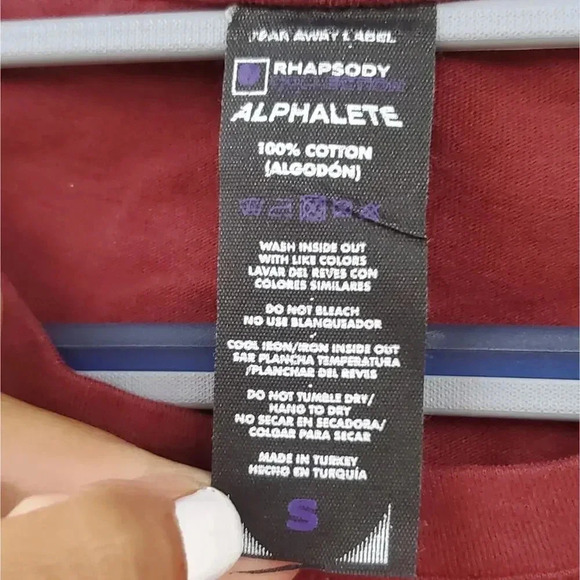 Alphalete RhapsodybCollection Men Long Sleeve Tee Size Small - Picture 3 of 4